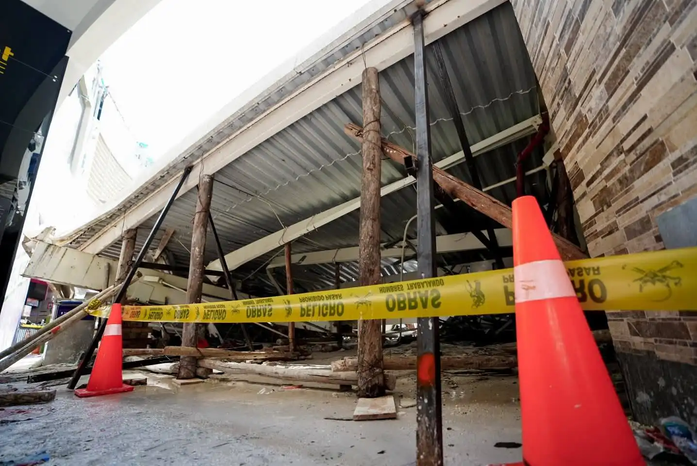 Así luce el ingreso al patio de comidas del Real Plaza Trujillo.