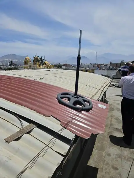 Así lucen los techos del palacio municipal.