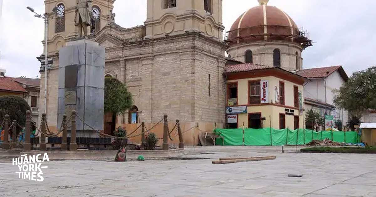 nueva intervención a la plaza de la constitución en huancayo: municipalidad licita culminación de su remodelación
