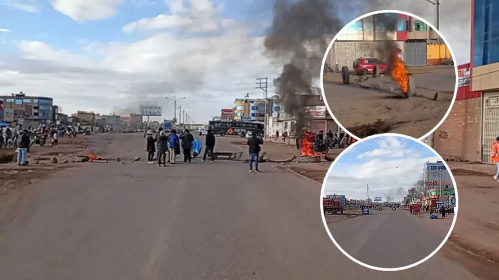 juliaca paraliza actividades por 24 horas: ciudadanos exigen seguridad y reforma policial
