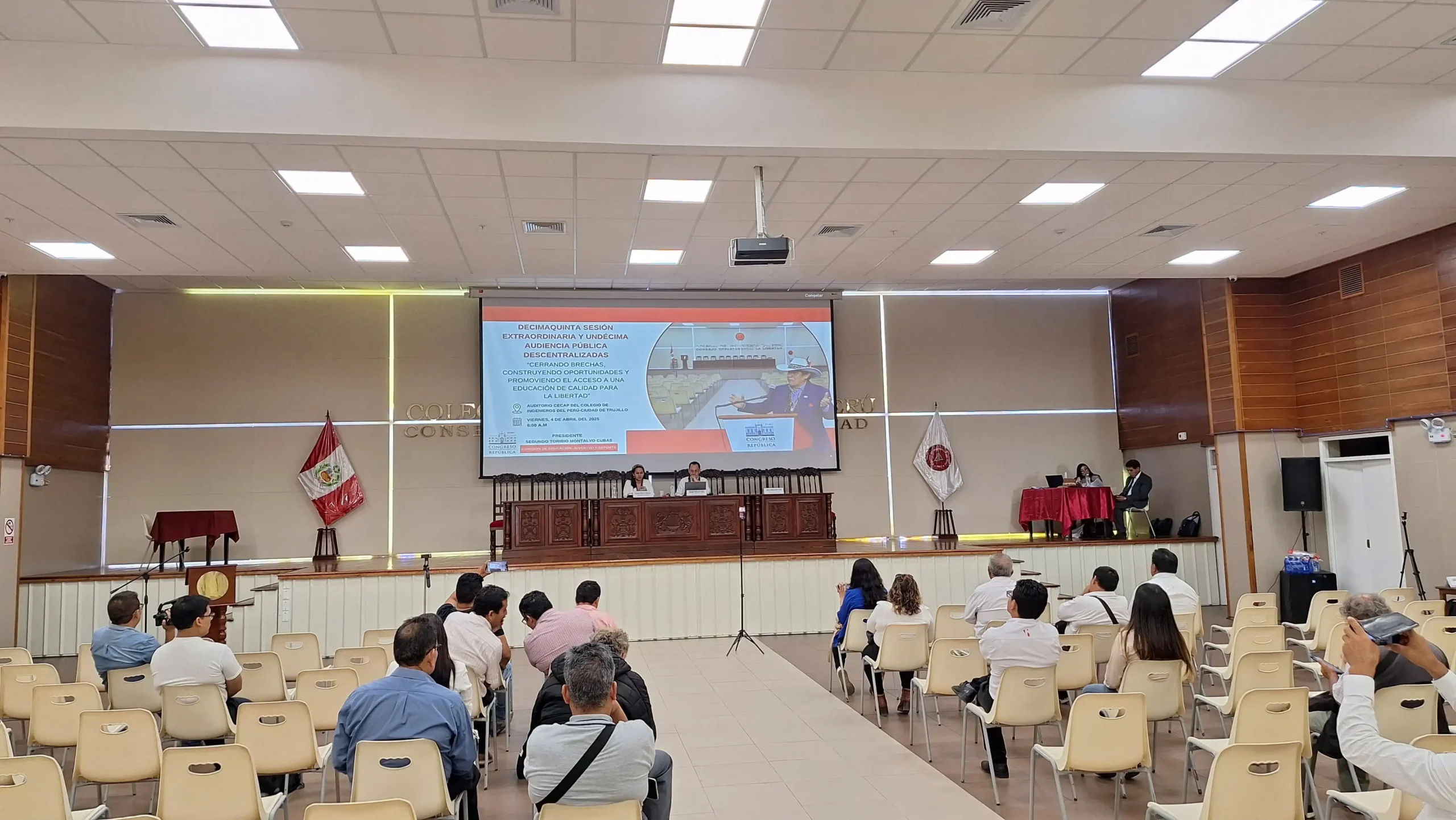 ministro del interior hace desplante en trujillo