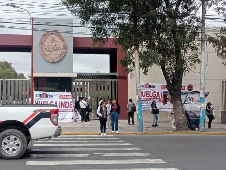 arequipa: docentes dan ultimátum y confirman que huelga en la unsa continuará