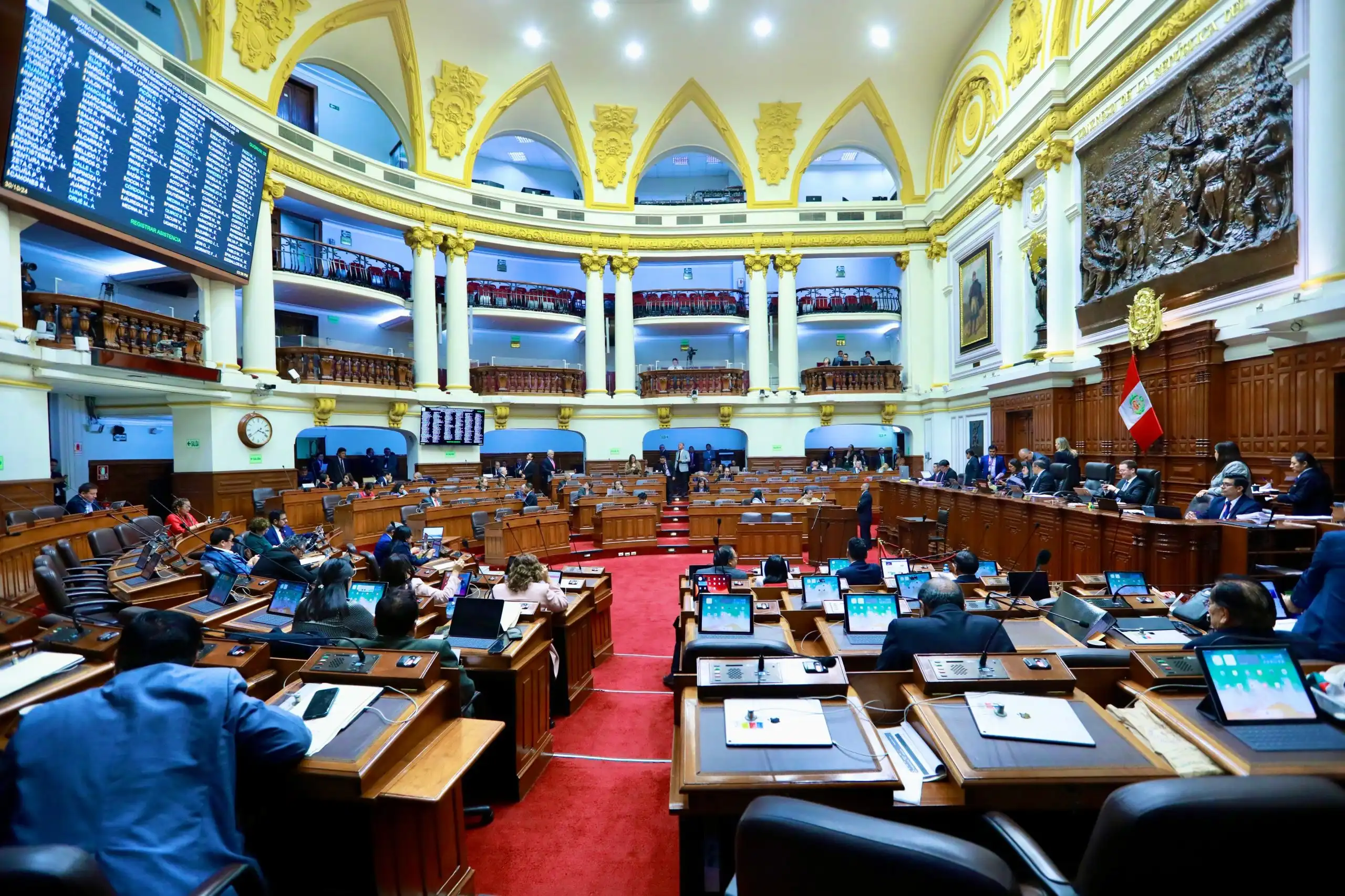 congreso techo peligro