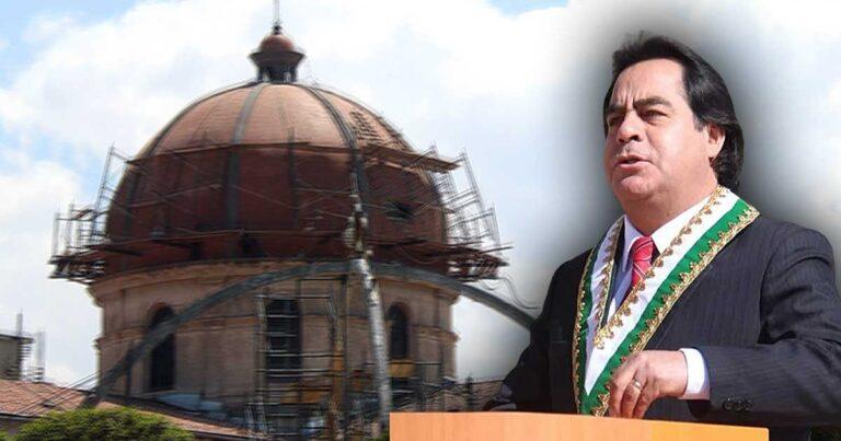 piden 4 años y 8 meses de cárcel para exalcalde chamorro por favorecer a empresa en obra de la catedral de huancayo