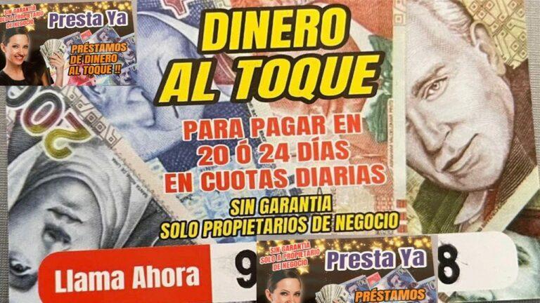 ayacucho: continúan distribuyendo volantes vinculados al “gota a gota”