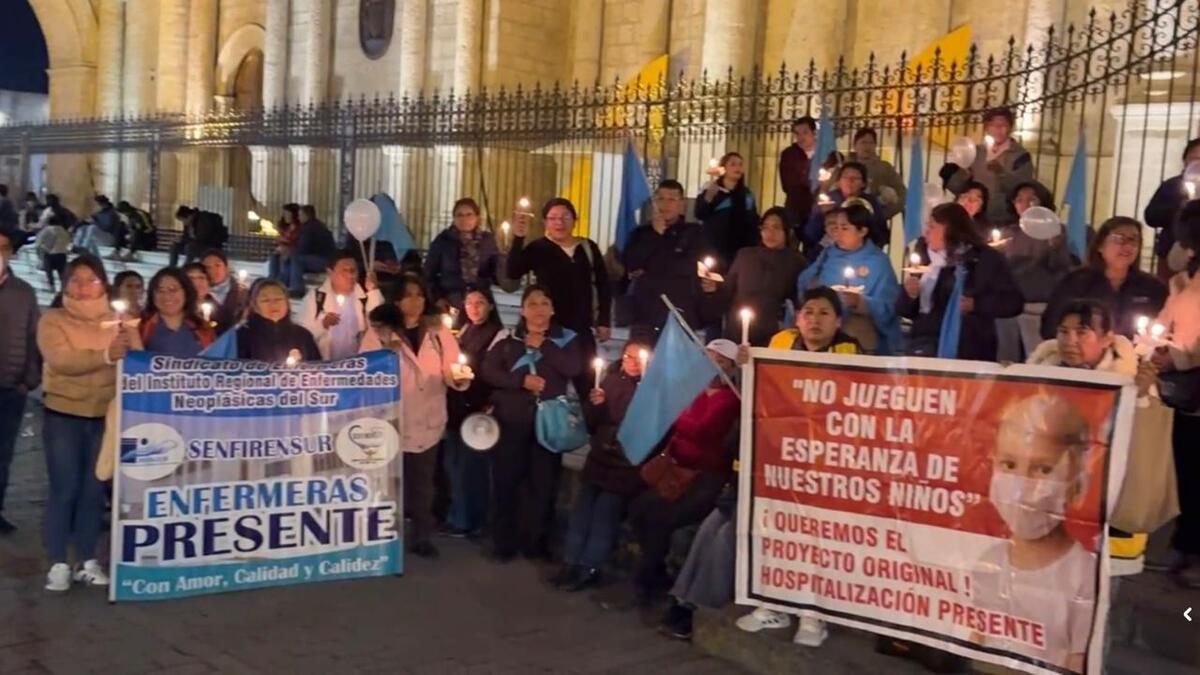 Arequipa: pacientes con cáncer en vigilia piden no trasladar nuevo IREN Sur a zonas alejadas