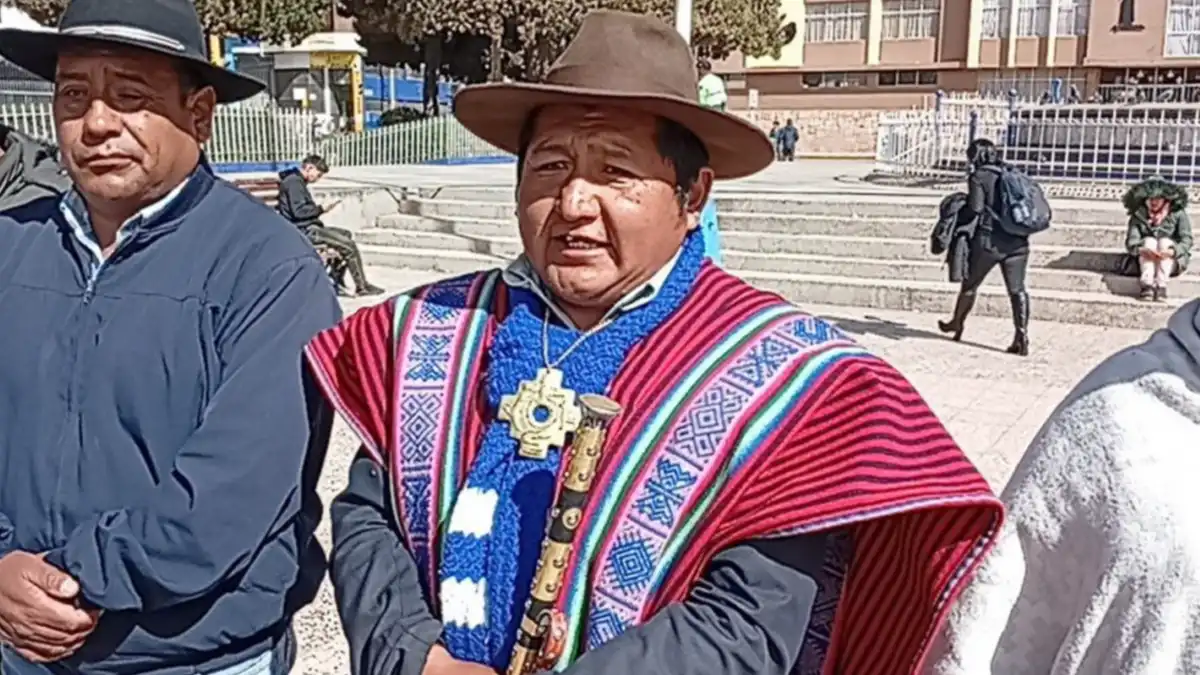 san román: autoridades originarias de puno anuncian protestas contra ley que atenta contra sus territorios ancestrales