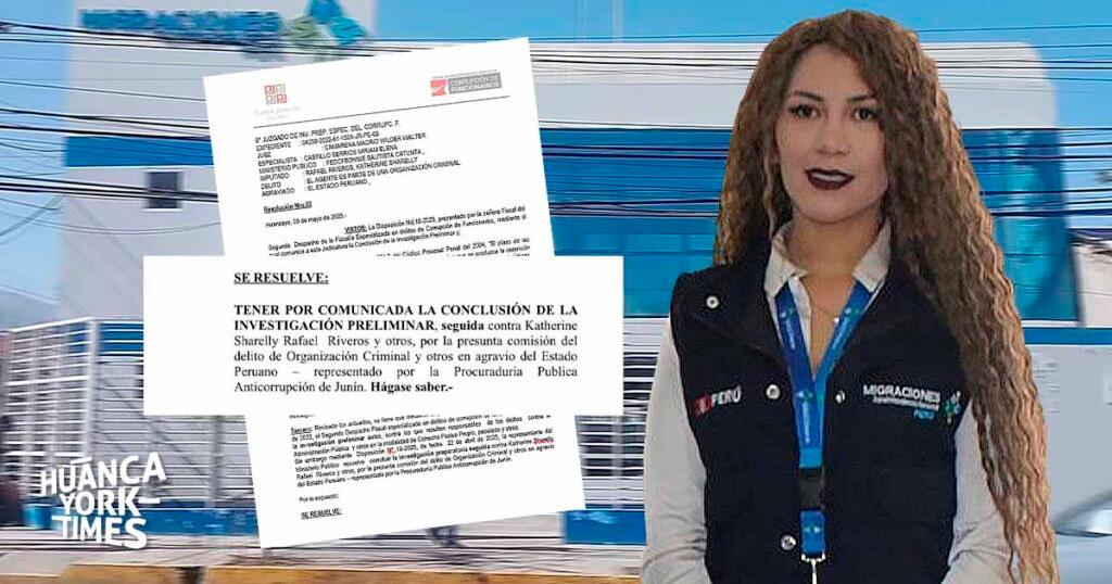 fiscalía concluye investigación preliminar contra 'la reina', exjefa de migraciones huancayo, por tráfico de pasaportes