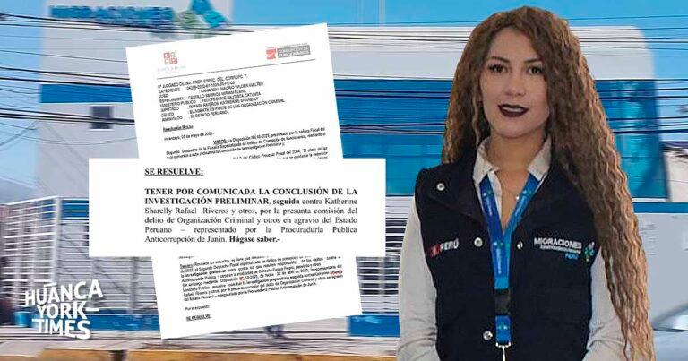 fiscalía concluye investigación preliminar contra 'la reina', exjefa de migraciones huancayo, por tráfico de pasaportes
