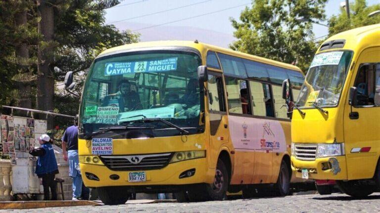 paro en arequipa: transporte y clases con normalidad, movilizaciones se concentrarán en centro histórico