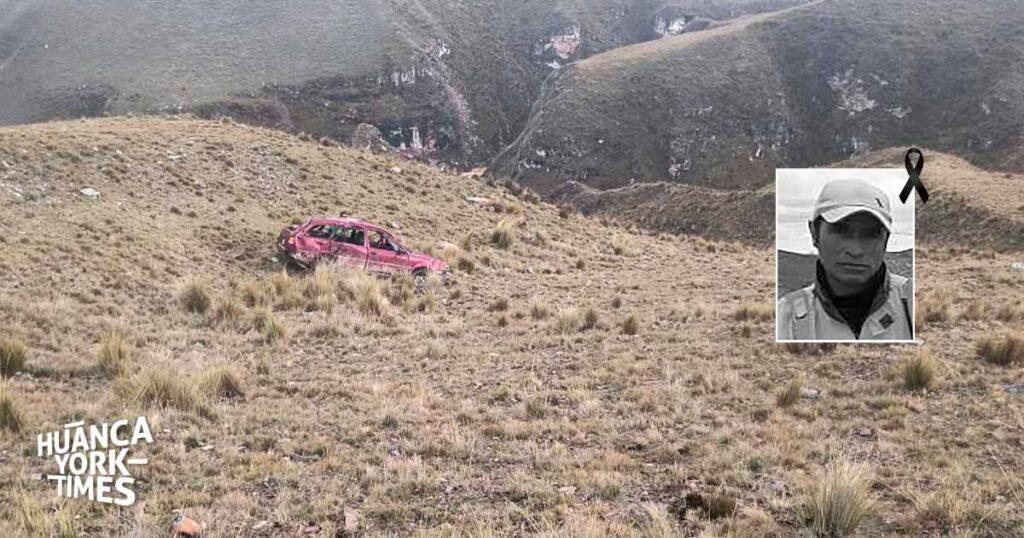 tragedia en la ruta a corihuarmi: minero pierde la vida al caer con su vehículo a un abismo en chongos alto