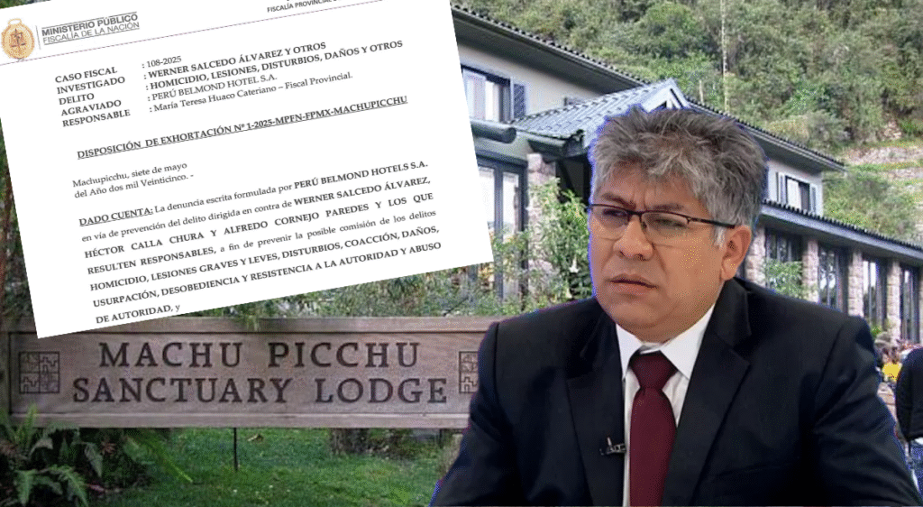 fiscalía exhorta a gobernador de cusco a no tomar el sanctuary lodge por la fuerza