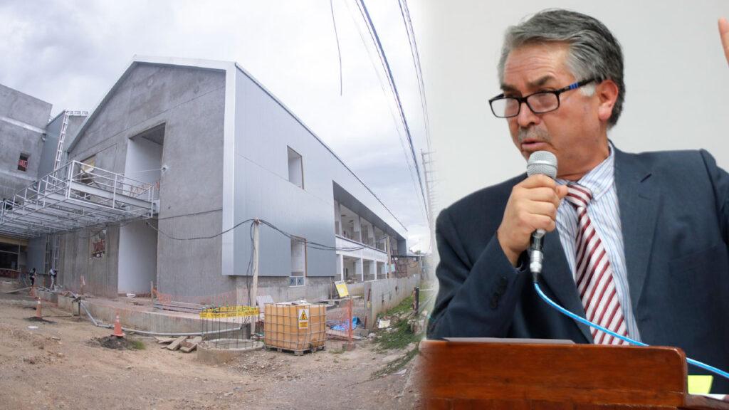 revelan deficiencias en la obra del hospital daniel alcides carrión