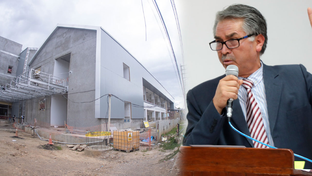 Revelan deficiencias en la obra del Hospital Daniel Alcides Carrión