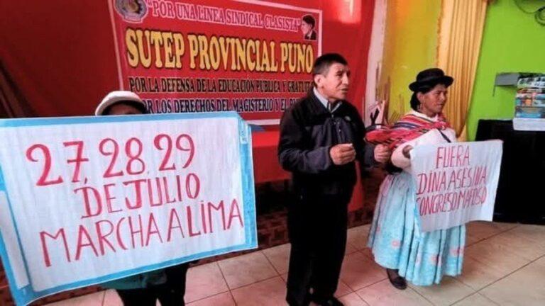 puno anuncia nuevas protestas contra dina boluarte durante fiestas patrias