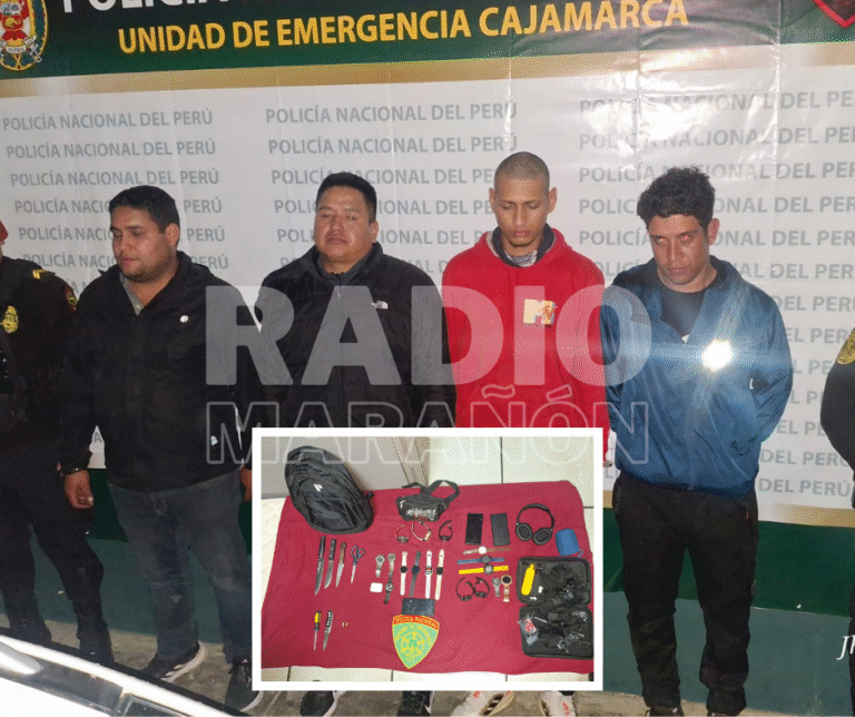 cajamarca: detienen a nueve presuntos integrantes de banda dedicada a préstamos gota a gota
