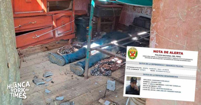 huancayo: ocho meses después de su desaparición, hallan sin vida a hombre denunciado por violación sexual