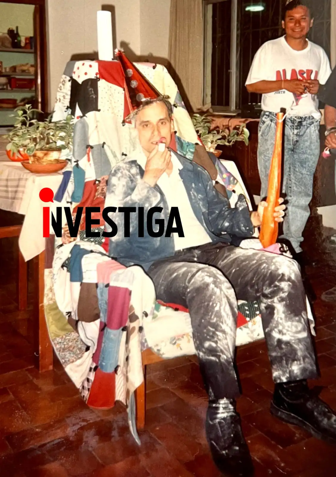 Robert Prevost, hoy el papa León XIV, celebrando su cumpleaños en 1992, en el Convento Santo Tomás de Villanueva de Trujillo, ciudad donde vició 10 años.