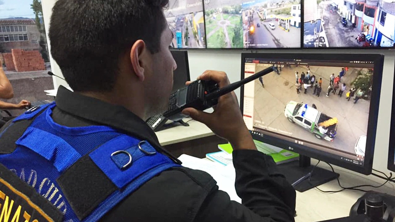 Ayacucho: Instalan 32 cámaras de seguridad en Andrés Avelino Cáceres pero solo 21 funcionan