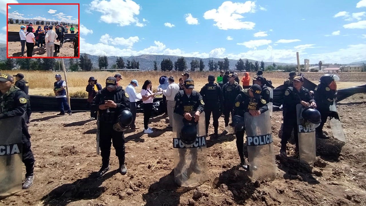 ayacucho: tensión por intento de posesión de los terrenos del inia