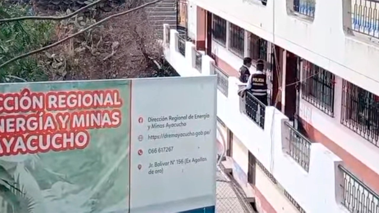allanan oficinas de energía y minas en ayacucho por caso nicanor boluarte