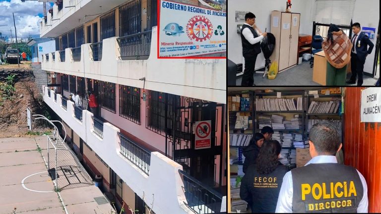 caso ‘waykis en la sombra’: allanan sede de la dirección regional de minas