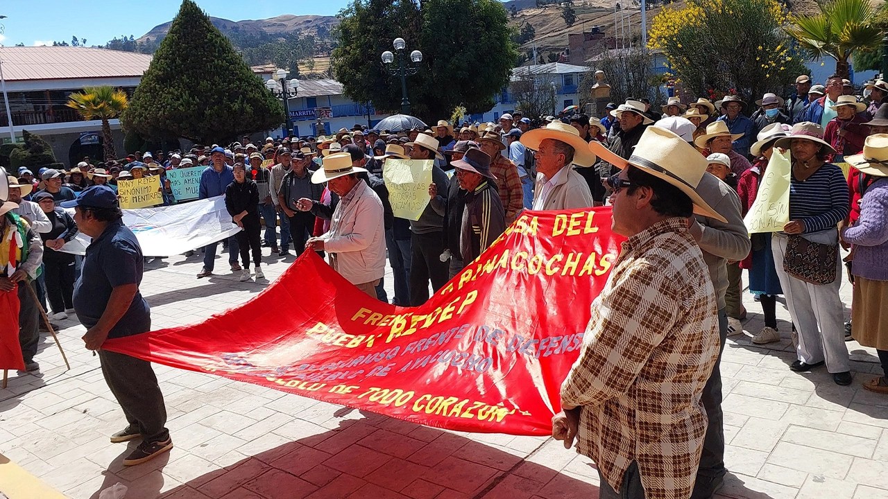 coracora acató paro de 24 horas con asamblea pública y fuertes cuestionamientos a la gestión municipal