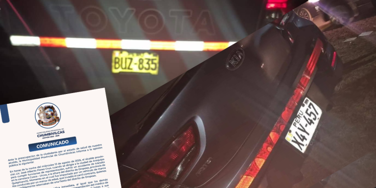 alcalde de chumbivilcas sobrevive a choque frontal en cusco que dejó tres adolescentes muertos