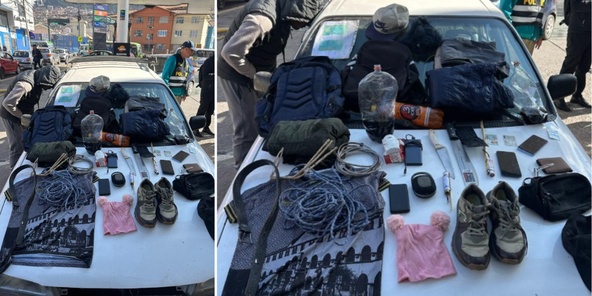 desarticulan a la presunta banda criminal “los lanzas del sur” dedicada al robo agravado en cusco