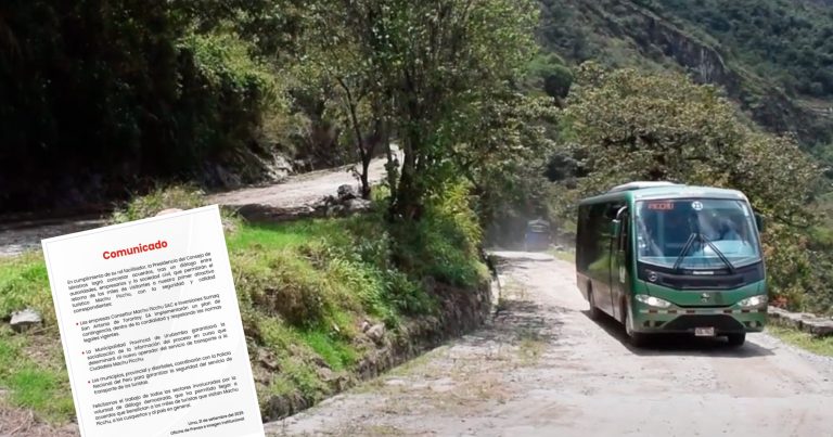 machu picchu: logran acuerdos para destrabar conflicto del transporte turístico