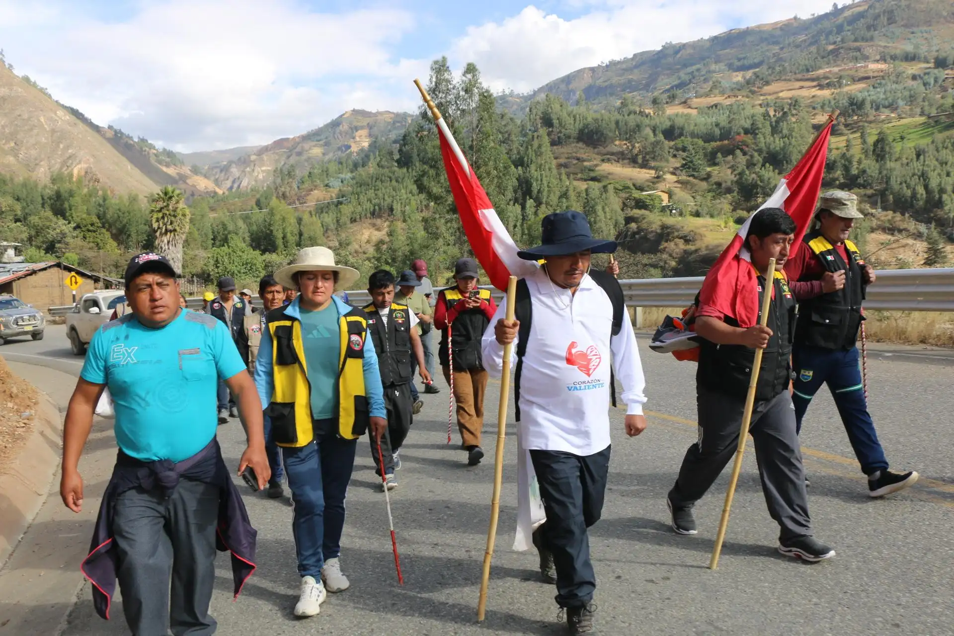 caminata alcalde de pataz