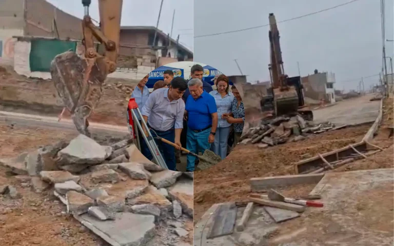 obras de huanchaquito bajo destruidas