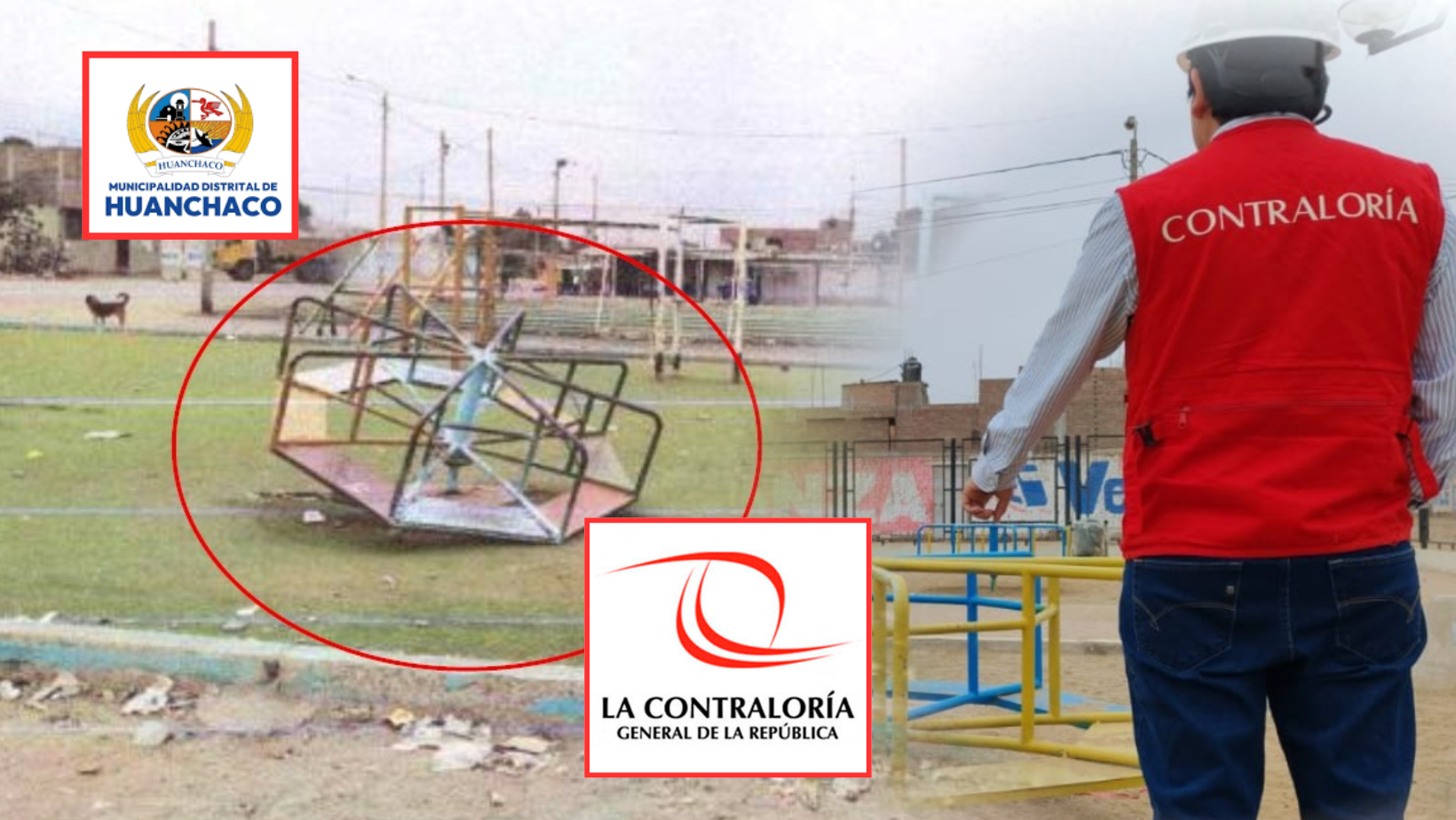 Trujillo: Contraloría exige a la Municipalidad de Huanchaco corregir obra recreativa para niños.