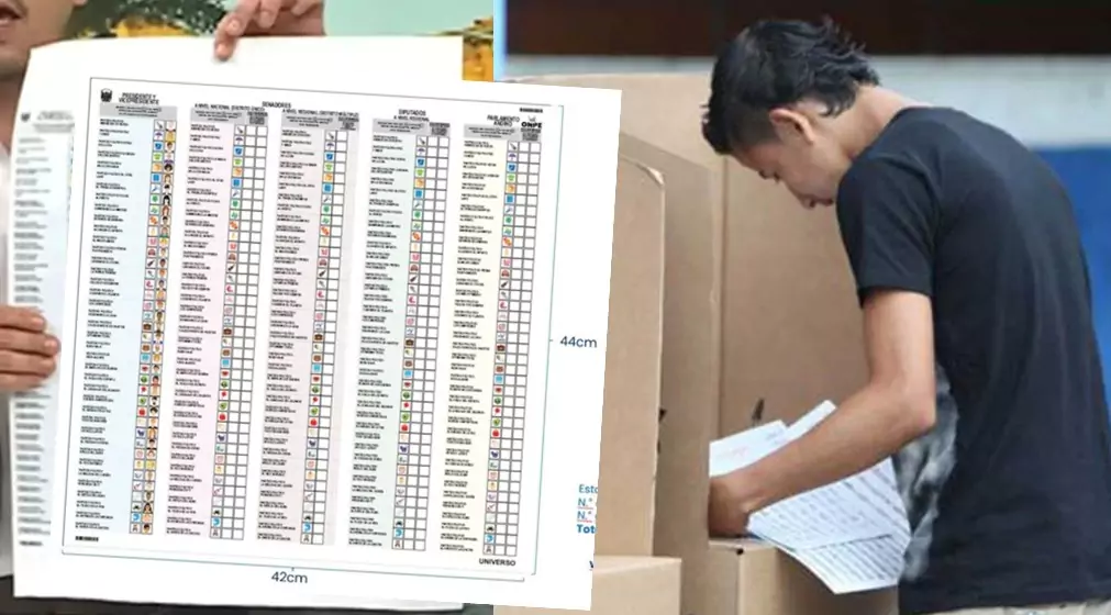 Elecciones 2026: se votará 5 veces por 10,257 candidatos de 39 organizaciones en una cédula de medio metro