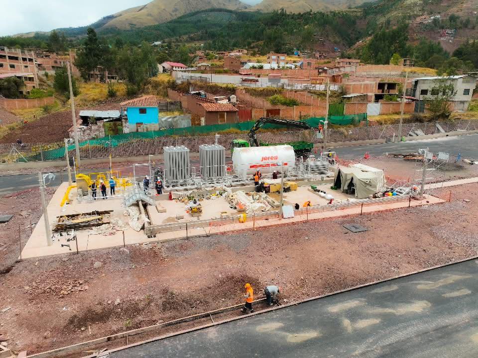 cusco: planta de regasificación de gas natural en san jerónimo alcanza 95 % de avance