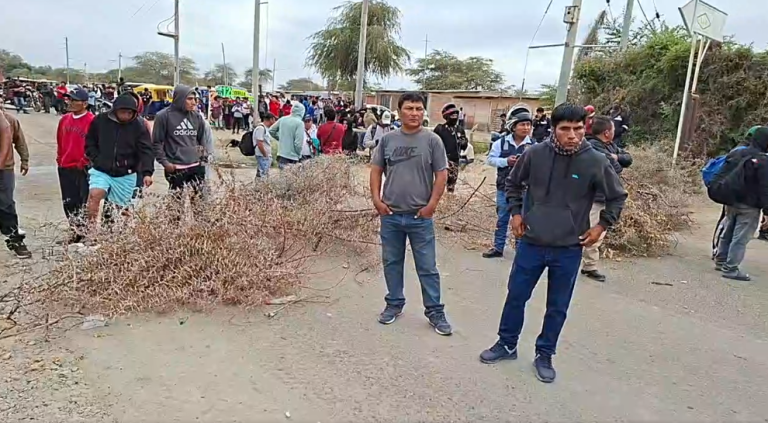 pobladores de terela protestan tras muerte de mujer arrollada por bus de empresa agrícola