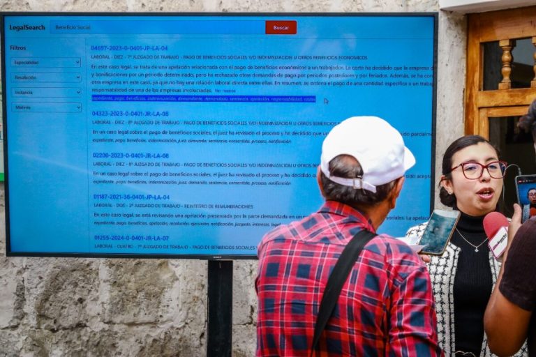 arequipa: 300 mil procesos laborales se acelerarían con nuevo sistema de inteligencia artificial