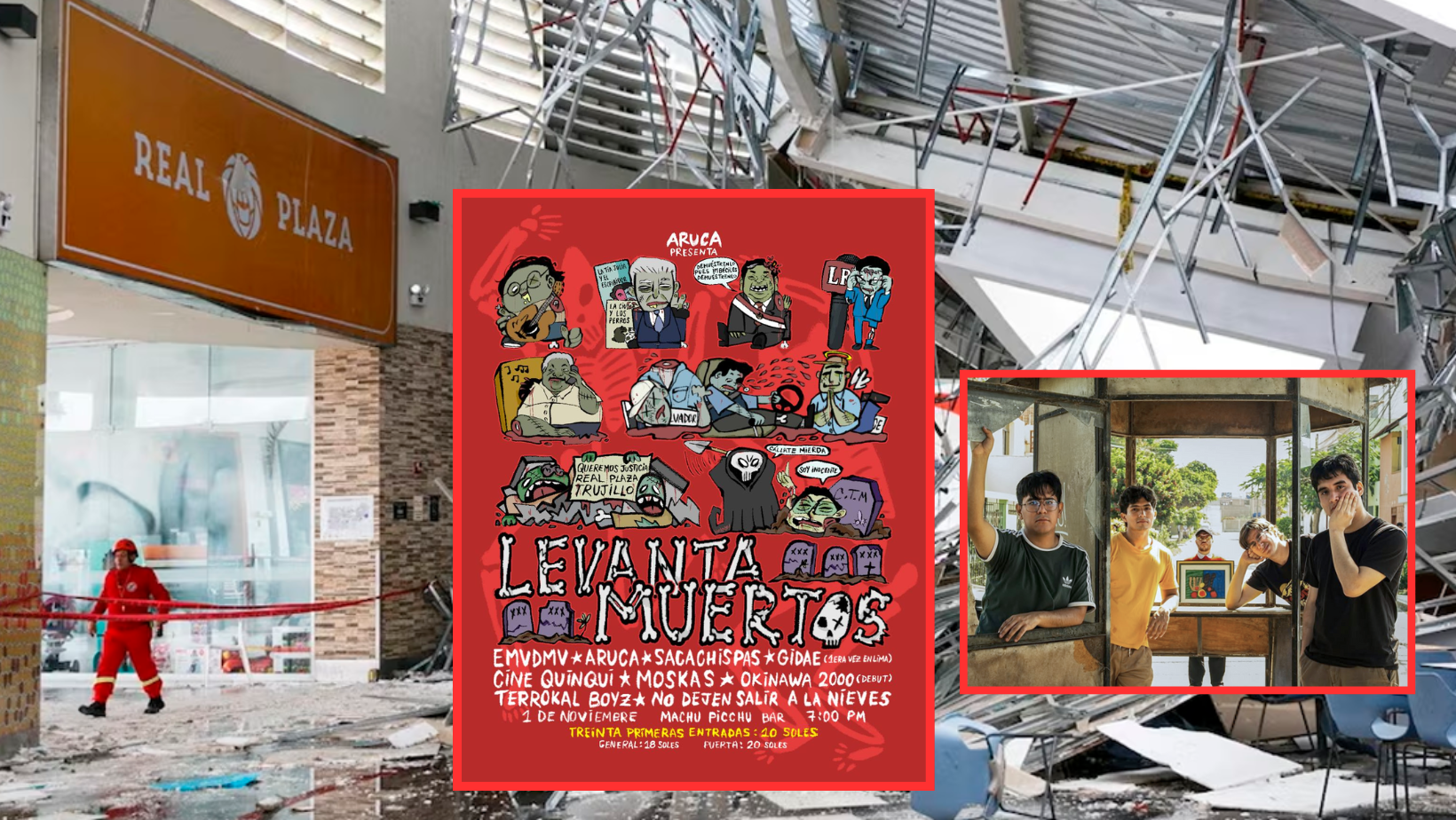 Músicos conmemoran a los fallecidos del Real Plaza Trujillo con su evento ‘Levantamuertos’