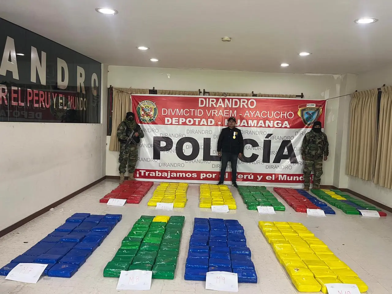 Incautan más de 300 kilos de marihuana en operativo antidrogas en Ayacucho