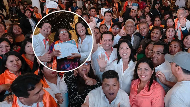keiko fujimori gradúa a más de 150 miembros de su 'escuela naranja' en ica