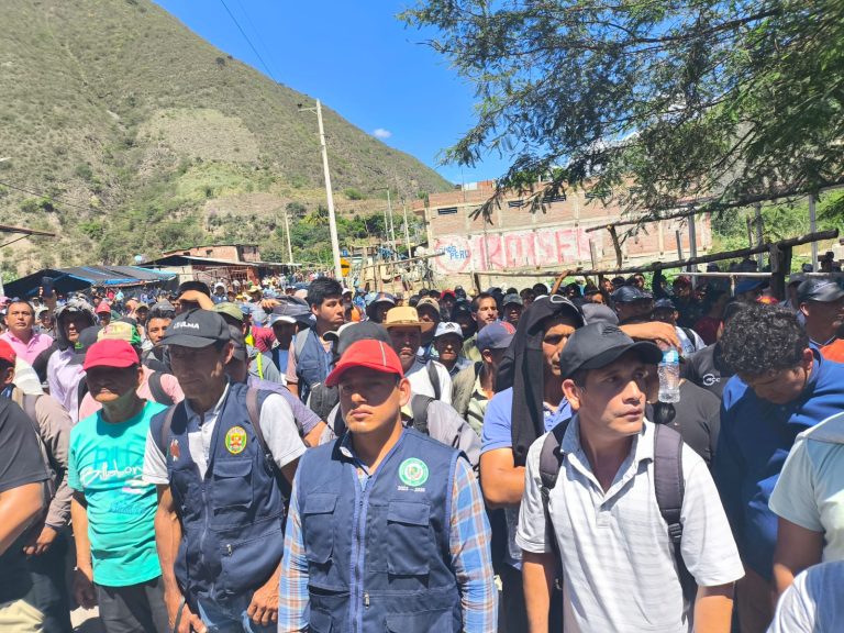 paro en cajamarca: bloqueos en chiple cutervo y bellavista jaén, con fuerte presencia de ronderos en chamaya (video)
