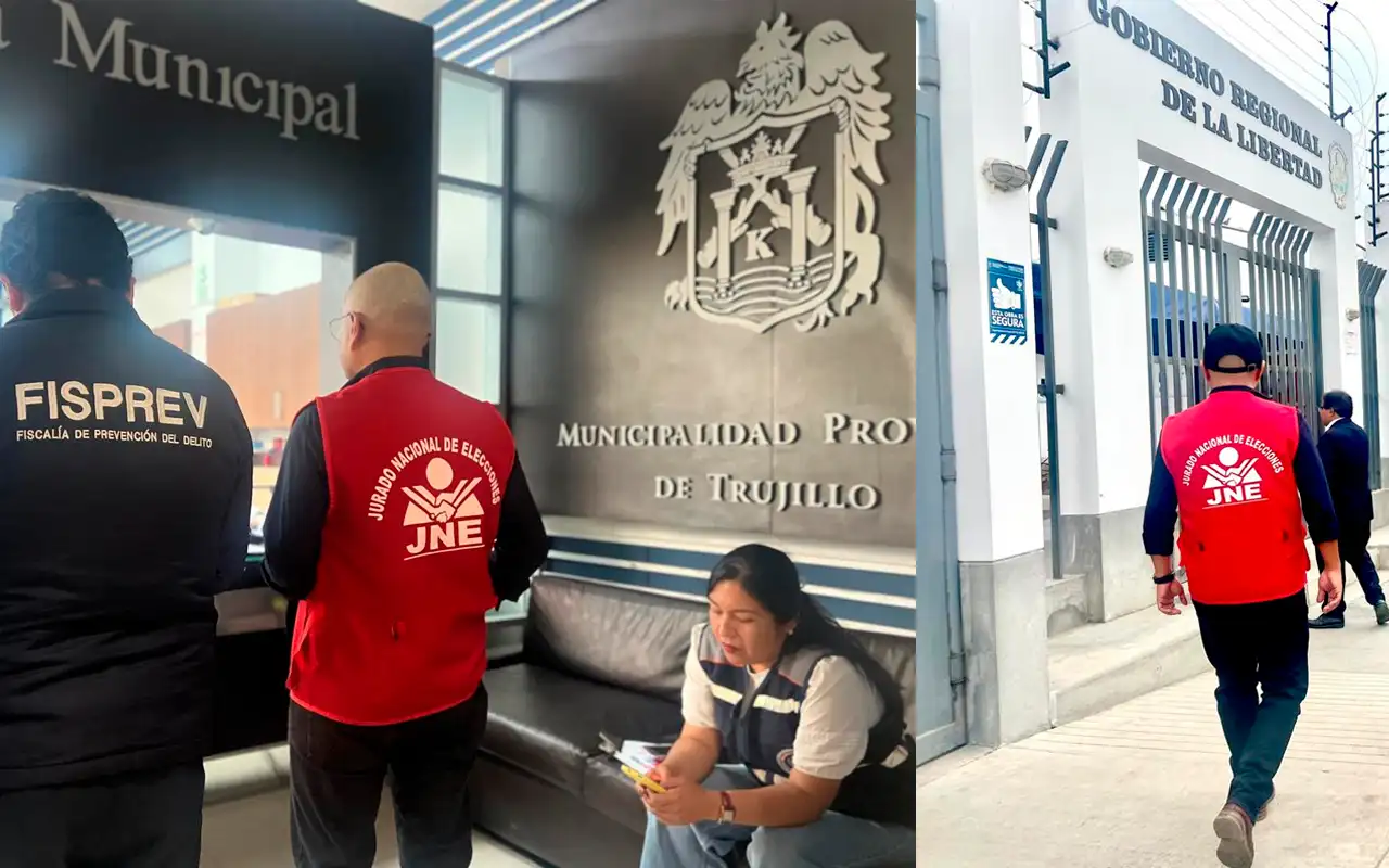 JEE Trujillo fiscaliza que GORE La Libertad y MPT cumplan con principio de neutralidad ante Elecciones 2026