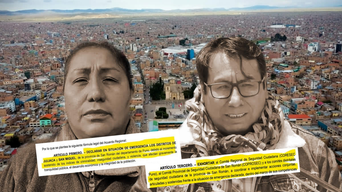 Tras críticas quieren redimirse: Consejo Regional de Puno declara en emergencia Juliaca y San Miguel