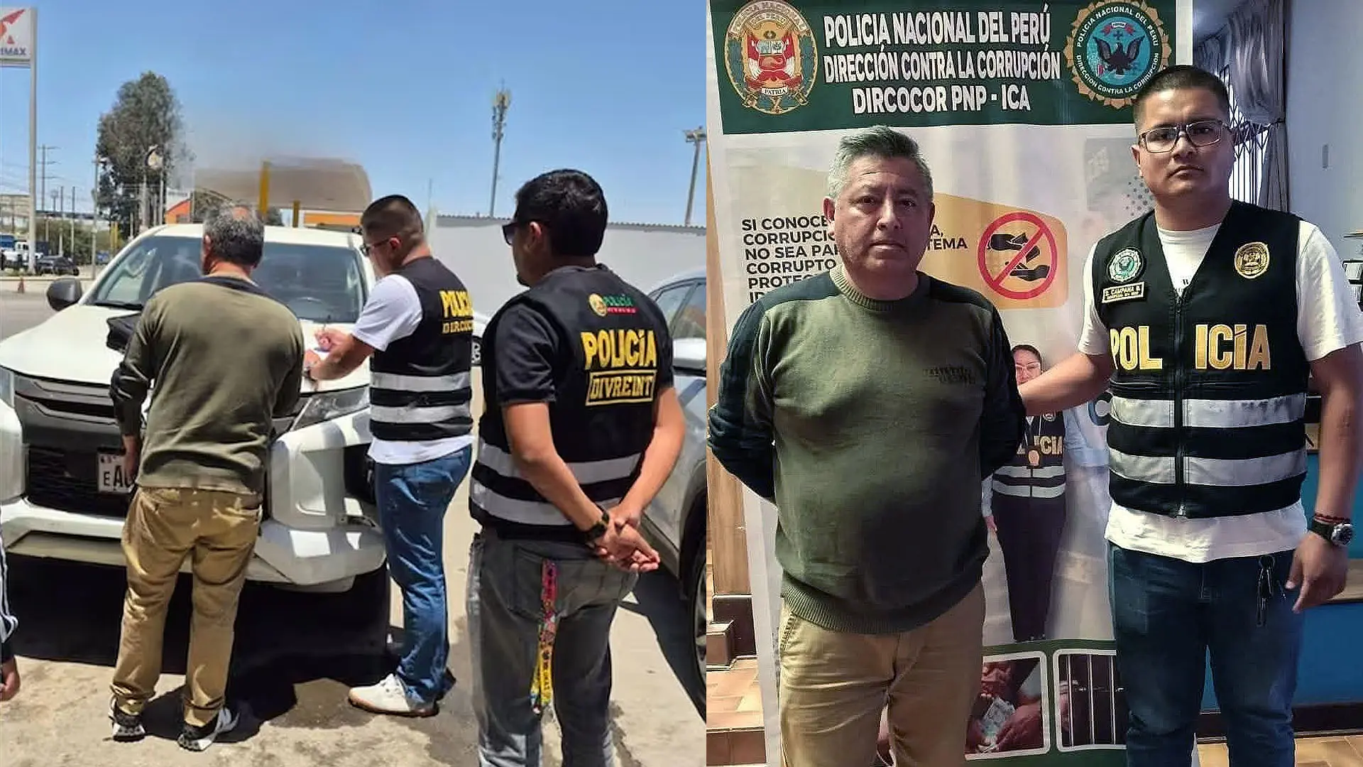 ica: policía anticorrupción detuvo al gerente de la municipalidad distrital de marcona