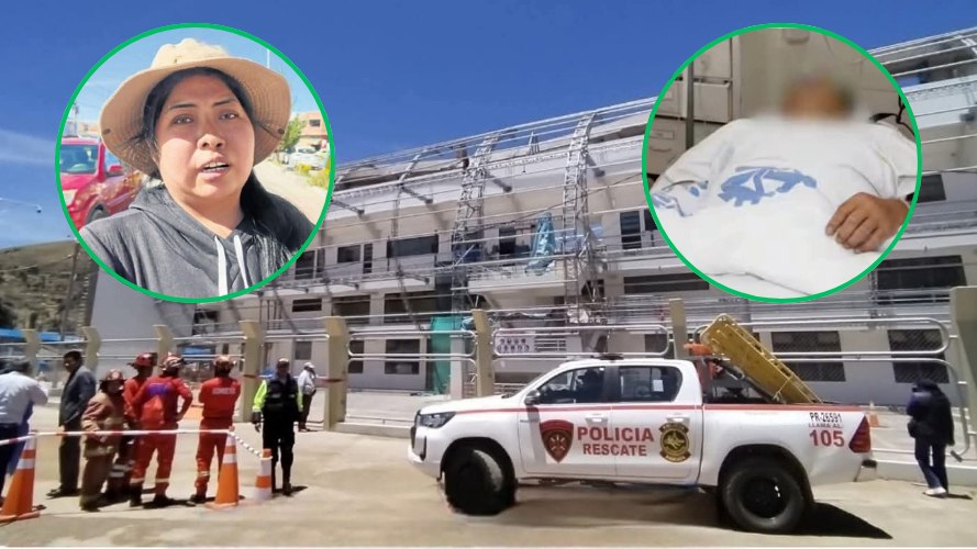 Puno: trabajador herido tras colapso del techo del Coliseo de Salcedo permanece en coma