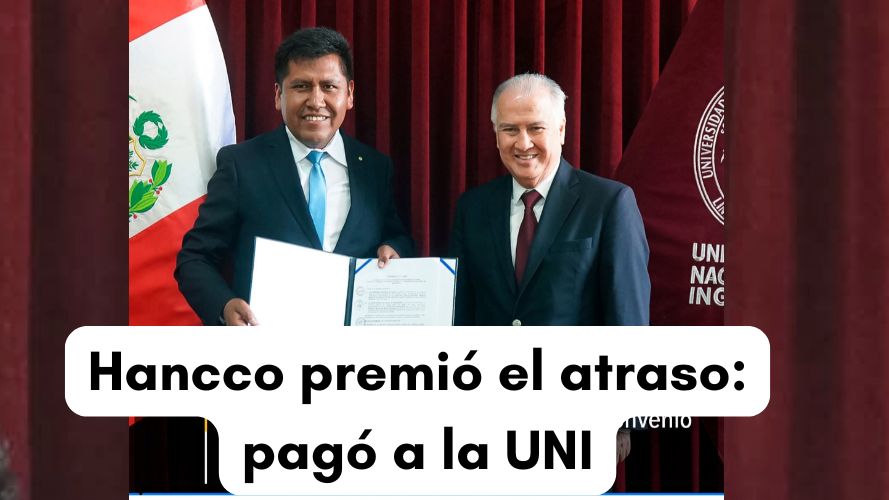 informe de contraloría señala que uni de lópez chau cobró a gobernador de puno por estudios atrasados en hospital mnb