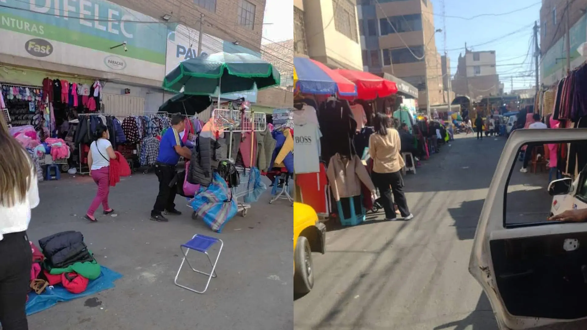 ica: negocios de la calle amazonas denuncian invasión de ambulantes que bloquean y destruyen sus ventas