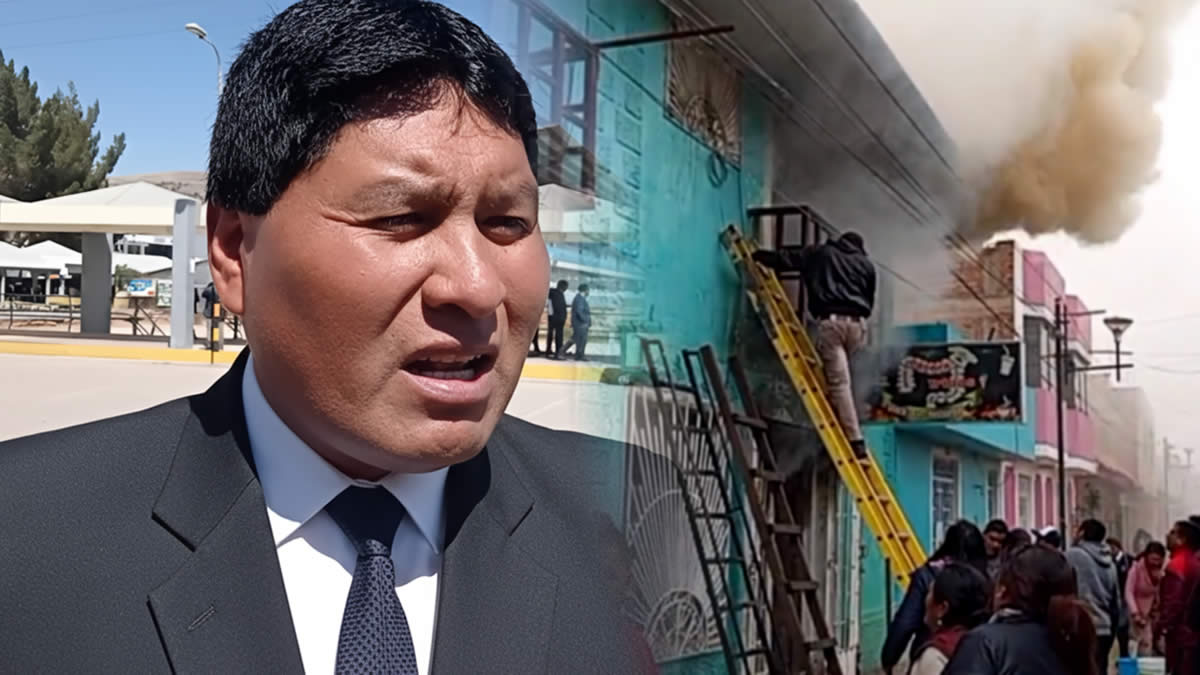Huancané: Alcalde confirma que incendio mortal se produjo en local previamente clausurado
