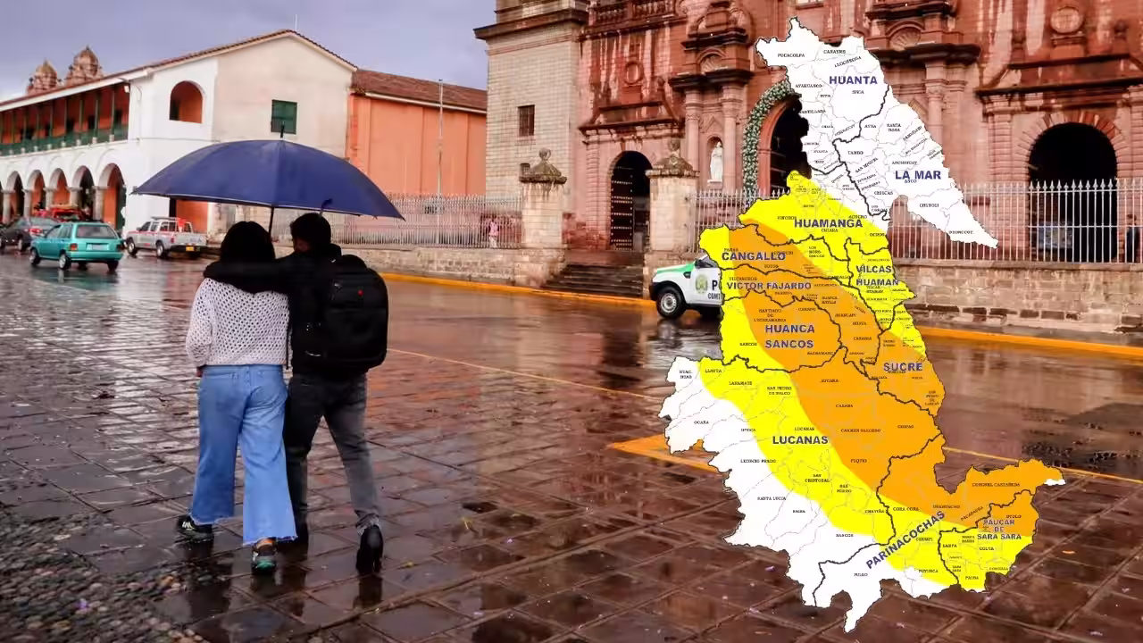 en ayacucho se registrará lluvias, granizo y nevadas del 21 al 23 de enero