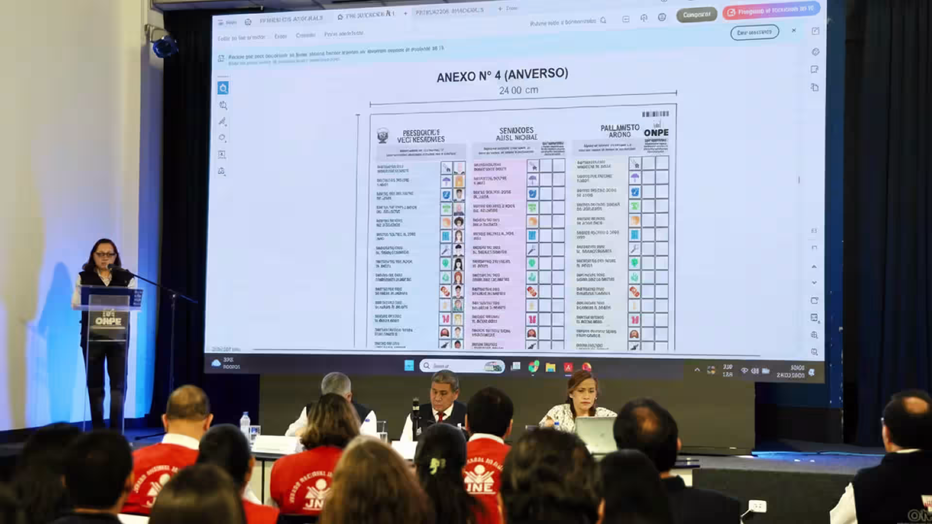 onpe publica diseños definitivos de la cédula de sufragio para las elecciones generales
